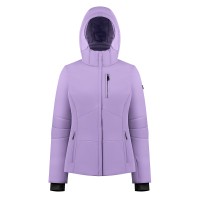 Womens stretch ski jacket lavender purple Emma