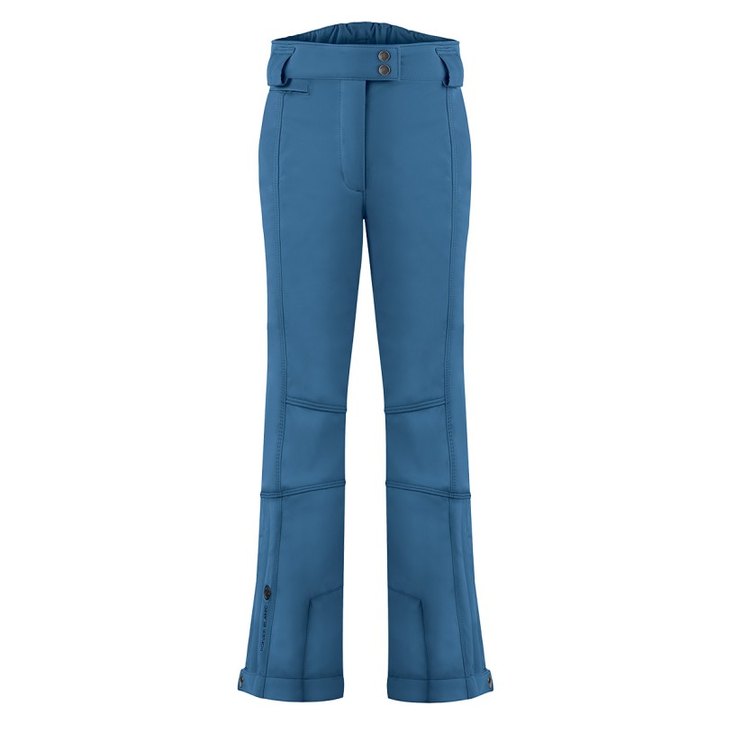 Womens stretch ski pants twilight blue Eva
