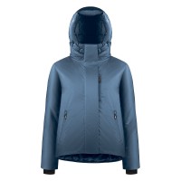 Womens synthetic down ski jacket twilight blue Clara