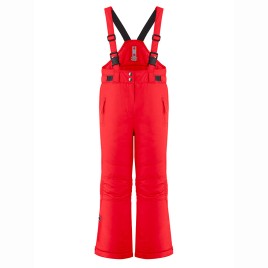 Girls ski pants scarlet red