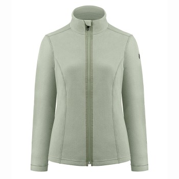 Womens micro fleece lichen green