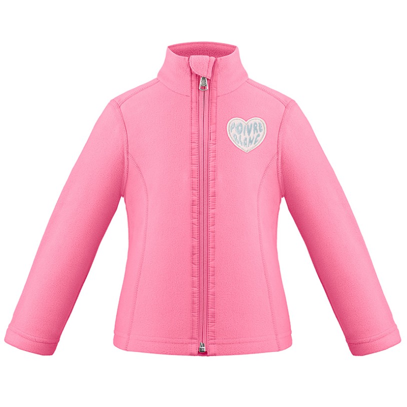 Girls micro fleece jacket orchid pink