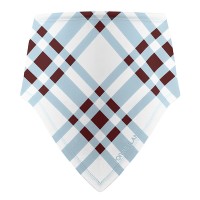 Womens neck warmer cross aloe blue