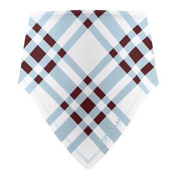 Womens neck warmer cross aloe blue