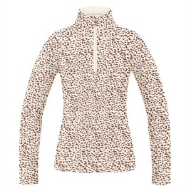 Girls base layer jaguar off brown