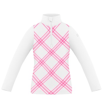 Girls base layer cross orchid pink