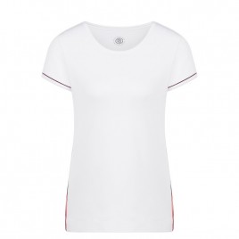Womens t-shirt white/jam purple