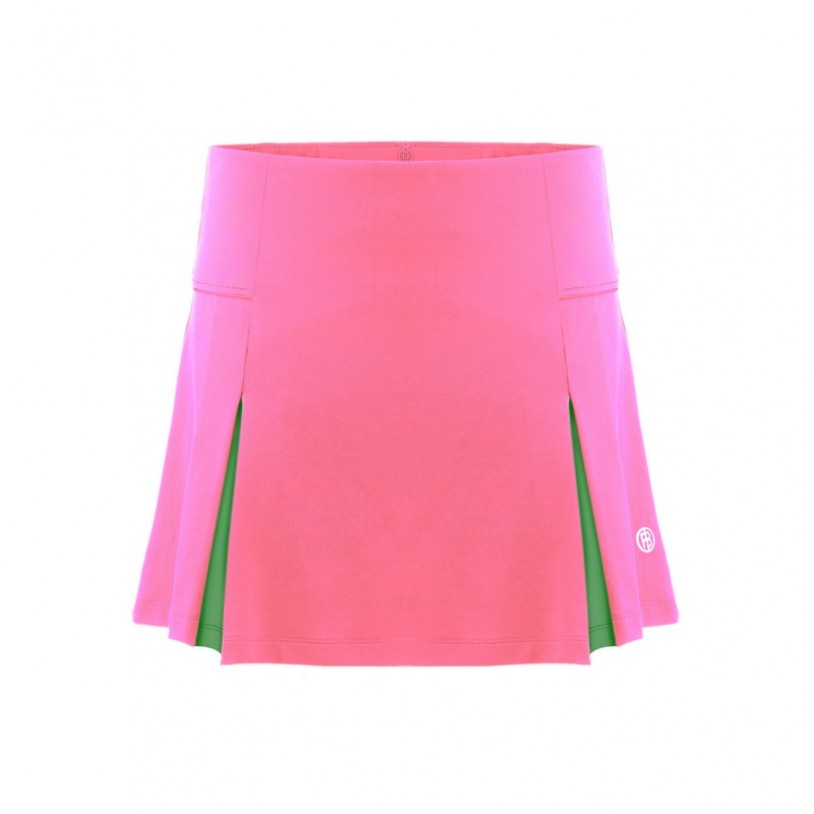 Womens skort bubble pink/emerald green