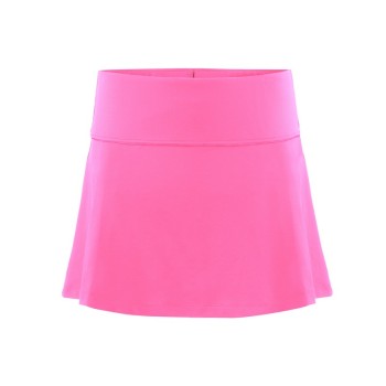 Womens skort bubble pink/emerald green
