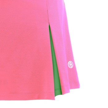 Womens skort bubble pink/emerald green