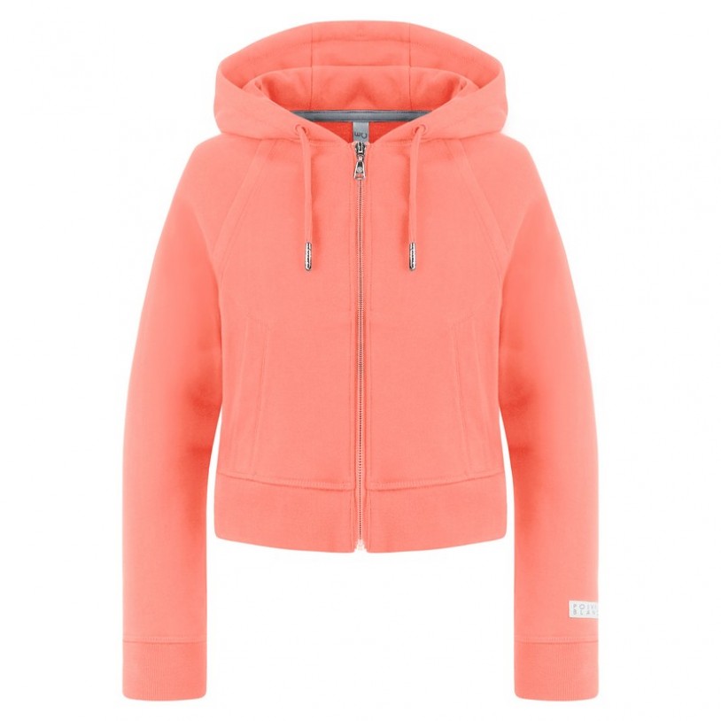 Girls cotton jacket with hoody