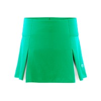 Girls meryl stretch skort emerald green/white