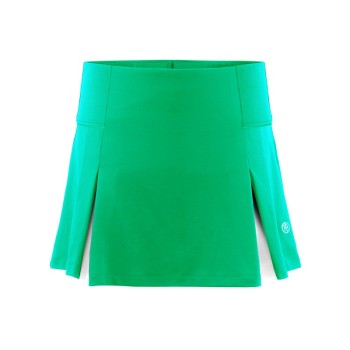 Girls meryl stretch skort emerald green/white