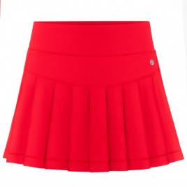 Womens skort cherry red