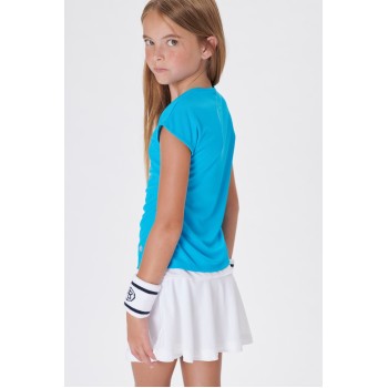 Girls eco light creamy blue t-shirt