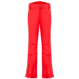 Womens stretch ski pants scarlet red