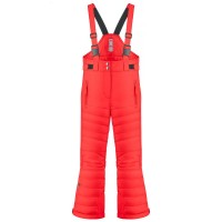 Girls ski pants scarlet red