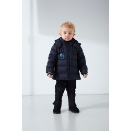 Boys synthetic down jacket gothic blue