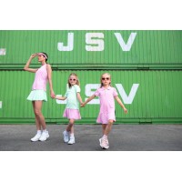 Girls eco active polo shirt mint green