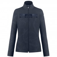 Girls stretch jacket embo oxford blue
