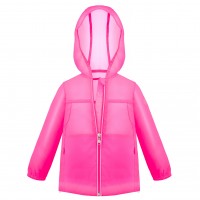 Girls rain jacket jelly pink