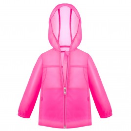 Girls rain jacket jelly pink