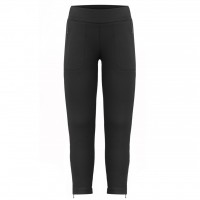Girls stretch fleece pants black