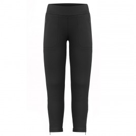 Girls stretch fleece pants black