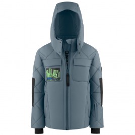 Boys ski jacket thunder grey