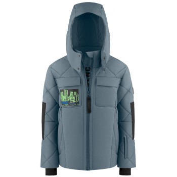 Boys ski jacket thunder grey
