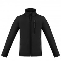 Boys stretch fleece jacket black