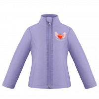 Girls micro fleece jacket peri purple