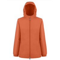 Womens rain jacket electro orange