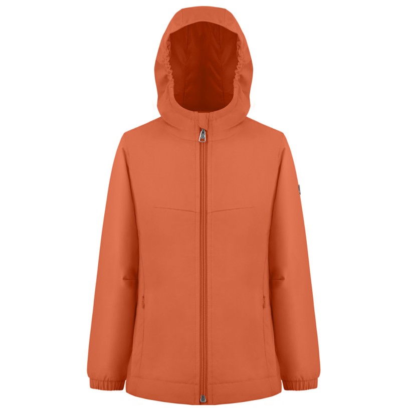 Girls rain jacket electro orange