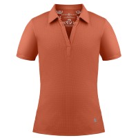 Girls eco active polo shirt electro orange