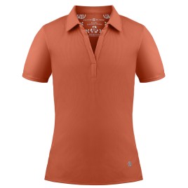 Girls eco active polo shirt electro orange
