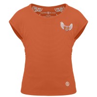 Girls eco active t- shirt electro orange
