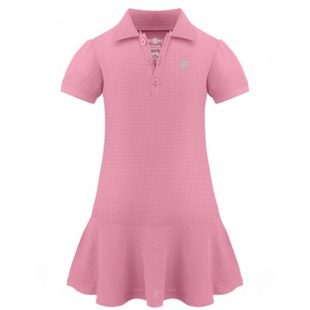 Girls polo dress sweet pink