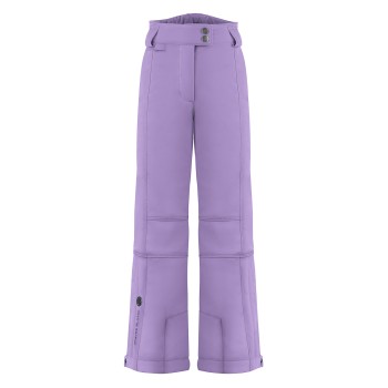 Girls stretch ski pants lavender purple Eva
