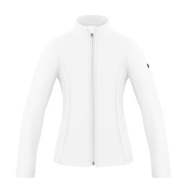 Girls micro fleece jacket white Ruby