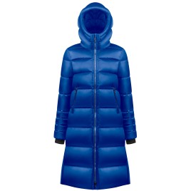 Womens down coat infinity blue