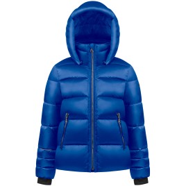 Girls synthetic down jacket infinity blue