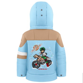 Boys ski jacket multico starlight blue