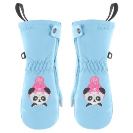 Girls mittens starlight blue