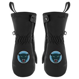 Boys ski mittens black