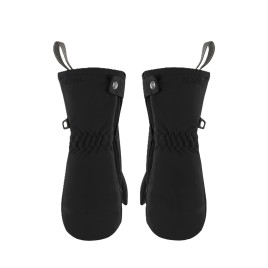 Girls mittens black Mimi