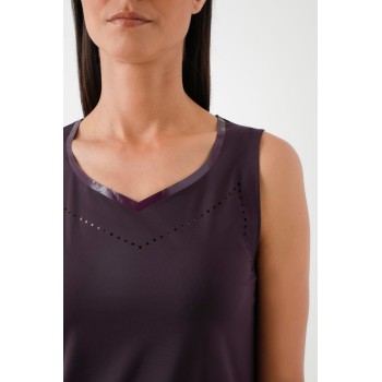 Womens tank top mulberry purple