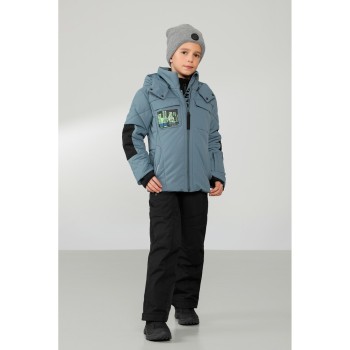 Boys ski jacket thunder grey